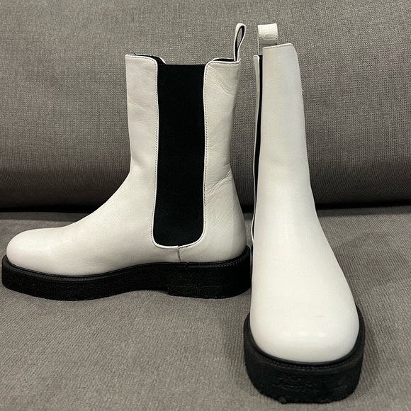 Staud Palamino Boot in White - Picture 2 of 6
